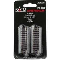 Voie droite N avec corps de ballast - KATO - 64 mm - Pour enfants à partir de 15 ans