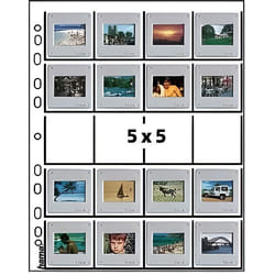 Hama Slide sleeves album photo et protège-page 20 feuilles 50 x 50 mm