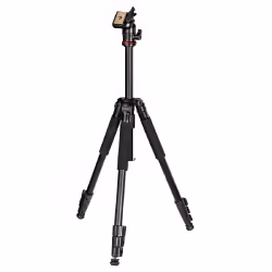 Hama Traveller 163 Ball, 3 pieds, Noir, 163 cm, 1,35 kg