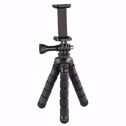 Hama Flex, 3 pieds, Noir, Rouge, 14 cm, 70 g