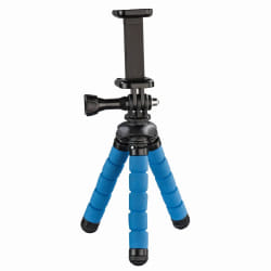 Hama Flex trépied Smartphone/action caméra 3 pieds Noir, Bleu