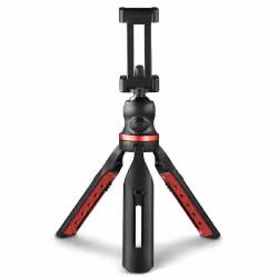 Hama Solid, 3 pieds, Noir, Rouge, 19 cm, 260 g