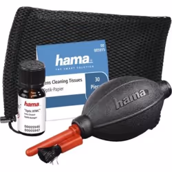 Hama Optic HTMC Dust Ex, Kit de nettoyage d'équipement électronique, Caméra Numérique, Noir, Rouge, 4 pièce(s), 1 pièce(s)
