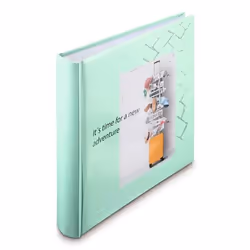 Hama Journey, Couleur menthe, 400 feuilles, 10 x 15, Reliure du livre, 100 x 150 mm, Blanc