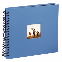 Hama 4007249106117 album photo et protège-page Cyan 300 feuilles 10 x 15 Reliure spiralée