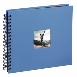 Hama 4007249106117 album photo et protège-page Cyan 300 feuilles 10 x 15 Reliure spiralée