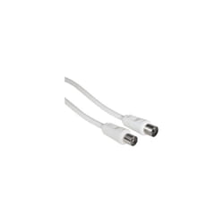 Hama 00011904 câble coaxial 1,5 m Coaxial M Coaxial FM Blanc
