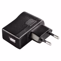 Hama 12108, Intérieure, Secteur, 5 V, Noir