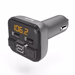 Hama 00014164, FM, 87,6 - 107,9 MHz, Allume-cigare, MicroSD (TransFlash), Allume-cigare