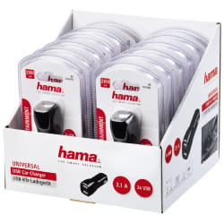 Hama Universal Universel Noir USB Auto