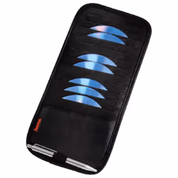 Hama Automotive Sun Visor Case, 12 CDs, 12 disques, Noir, Nylon