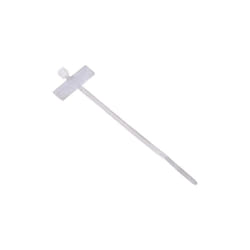 Hama Kabelbinder mit Beschriftungsfeld, 98 mm, 25 Stück, selbstsichernd serre-câbles Nylon Blanc