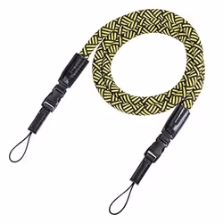 Hama Braid 120, Caméra Numérique, Nylon, Noir, Jaune, Fermeture de boucle, 120 cm