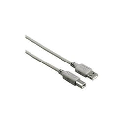 Hama USB Connection Cable A-Plug - B-Plug, grey, 1.8 m câble USB 1,8 m USB A USB B Gris