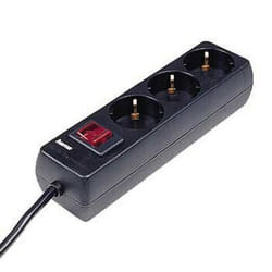 Hama 00030392 protection surtension Noir 3 sortie(s) CA 230 V 1,4 m