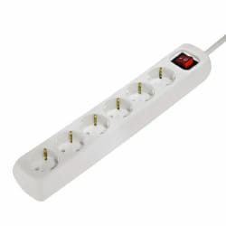 Hama 00030533 protection surtension Blanc 6 sortie(s) CA 230 V 3 m