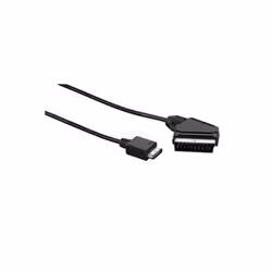 Hama "PRO" RGB/Scart Cable for PS2, 1,8 m, SCART (21-pin), Noir