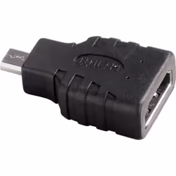 Hama Micro HDMI/HDMI, Micro HDMI, HDMI, Noir