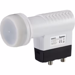 Hama 00040234, Blanc, Twin-LNB