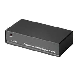 Hama Stereo Phono Preamplifier PA 506, with AC/DC Adapter 230V/50Hz Noir