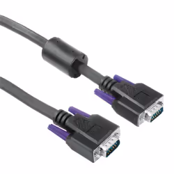 Hama VGA Monitor Cable, 15-pin HDD- 15-pin HDD Plug, 1.8m, 10 pieces, 1,8 m, VGA (D-Sub), VGA (D-Sub), Noir