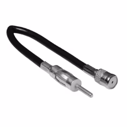Hama Antenna Adapter Plug DIN - Socket ISO, Noir