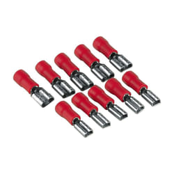 Hama Flat plug capsule set connecteur de fils Rouge, Argent