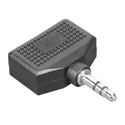 Hama Audio Adapter 3,5 mm Plug Stereo - 2 x 3,5 mm Jack Stereo 3.5 mm M 2 x 3.5 mm F Noir
