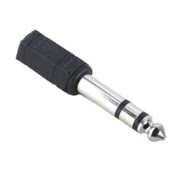 Hama Audio Adapter 3,5 mm Female Jack Stereo - 6,3 mm Male Plug Stereo 3.5 mm F 6.3 mm M Noir