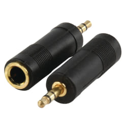 Hama Audio Adapter 3,5 mm Male Plug Stereo - 6,3 mm Female Jack Stereo 3.5 mm M 6.3 mm F Noir