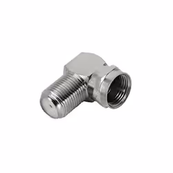 Hama SAT Adapter F-Male Plug - F-Female Jack, 90", F Plug, F Jack
