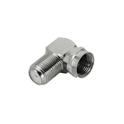 Hama SAT Adapter F-Male Plug - F-Female Jack, 90" F Plug F Jack