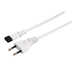 Hama Mains Cable, 1,4 m, White Blanc
