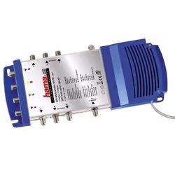 Hama "Lypsi SE" SAT, Bleu, Argent, Avec fil, 18 W, 90-250 V/50-60 Hz-18VDC/0.5A, 4 x SAT, 1x terr.