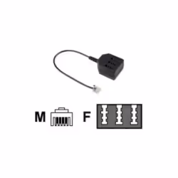 Hama 00044516, 6p4c, TAE-NFN, Noir, Mâle, Femelle