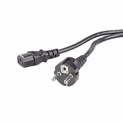 Hama Universal Mains Cable, 2,5 m, Black, 2,5 m