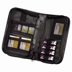 Hama 00047153 logement pour carte mémoire 5 cartes Koskin (cuir synthétique) Noir