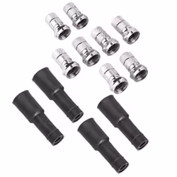 Hama SAT Connection Kit "Quad/Quadswitch-LNB", Argent, 8 pièce(s)