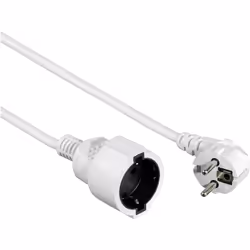 Hama "Profi" Extension Cable with Earth Contact, 5 m, white, 5 m