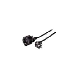 Hama 00047869 multiprise 3 m 1 sortie(s) CA Noir