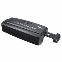 Hama Mini S6 destructeur de papier Découpage en bandes 72 dB 21,7 cm Noir
