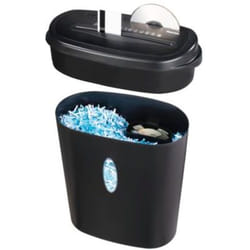 Hama Home X12CD destructeur de papier Destruction croisée 72 dB 22 cm Noir