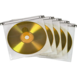 Hama CD/DVD Double Protective Sleeves,Pack of 50 Pcs., White 2 disques Blanc