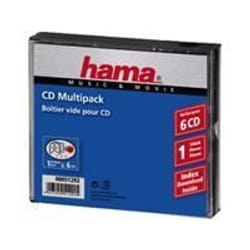 Hama CD-Multipack 6 6 disques Transparent