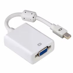 Hama Mini DP/VGA Adapter, Mini DisplayPort, VGA (D-Sub), Mâle, Femelle, Blanc, MacBook MacBook Air MacBook Pro iMac Mac mini ...