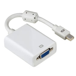 Hama Mini DP/VGA Adapter Mini DisplayPort VGA (D-Sub) Blanc