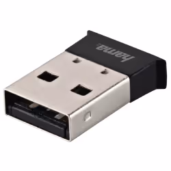 Hama 00053312, Avec fil, USB, Bluetooth, 3 Mbit/s, Noir