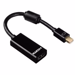 Hama 00053768, Mini DisplayPort, HDMI Type A (Standard), Mâle, Femelle, Or, 3840 x 2160 pixels