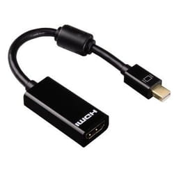 Hama 00053768 câble vidéo et adaptateur Mini DisplayPort HDMI Type A (Standard) Noir