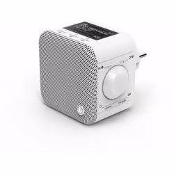 Hama DIR45BT, Personnel, Numérique, DAB+, Blanc, Monochromatique, Secteur